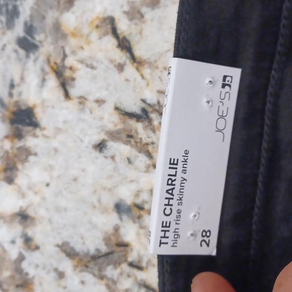 NWT JOES JEANS THE CHARLIE HIGH RISE SKINNY ANKLE IN PANTHER $188 - Picture 5 of 10